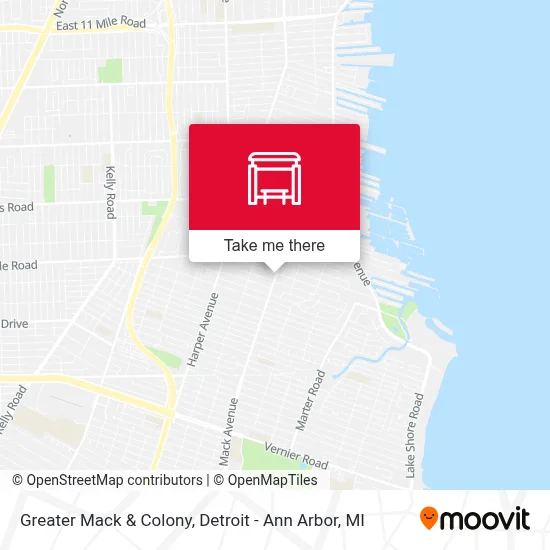 Greater Mack & Colony map
