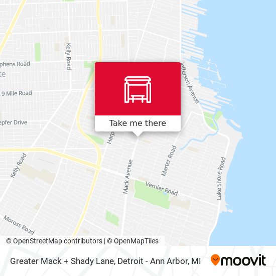 Greater Mack + Shady Lane map