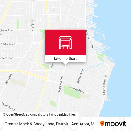 Greater Mack & Shady Lane map
