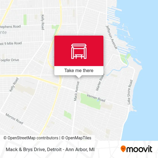 Mack & Brys Drive map