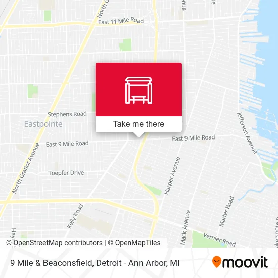 9 Mile & Beaconsfield map