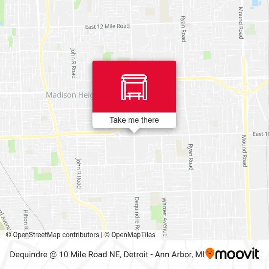 Dequindre @ 10 Mile Road NE map