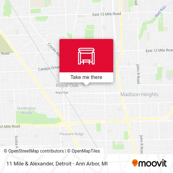 11 Mile & Alexander map