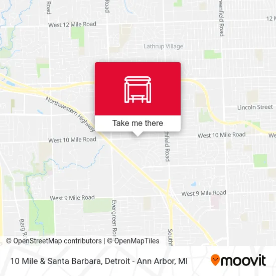 10 Mile & Santa Barbara map