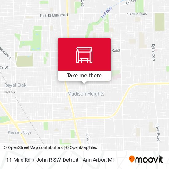 Mapa de 11 Mile Rd + John R SW