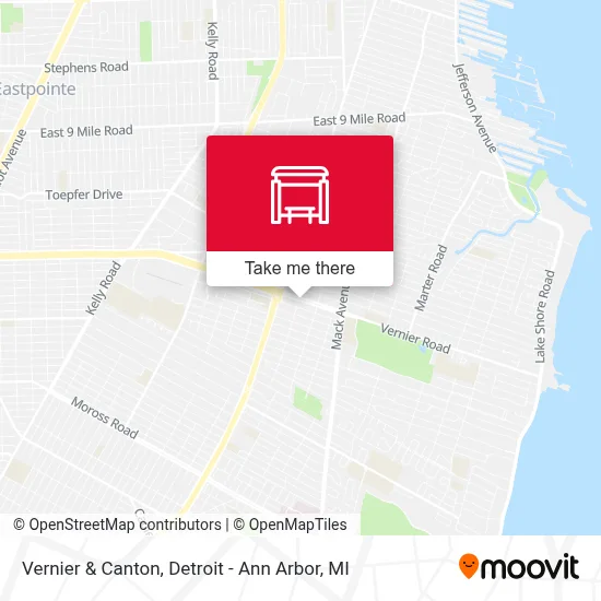 Vernier & Canton map