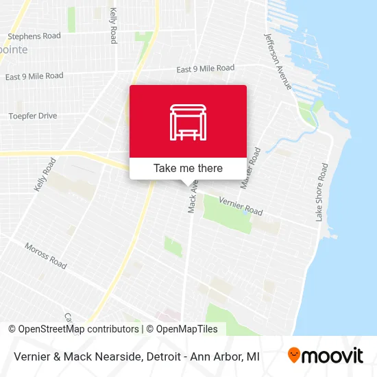 Vernier & Mack Nearside map