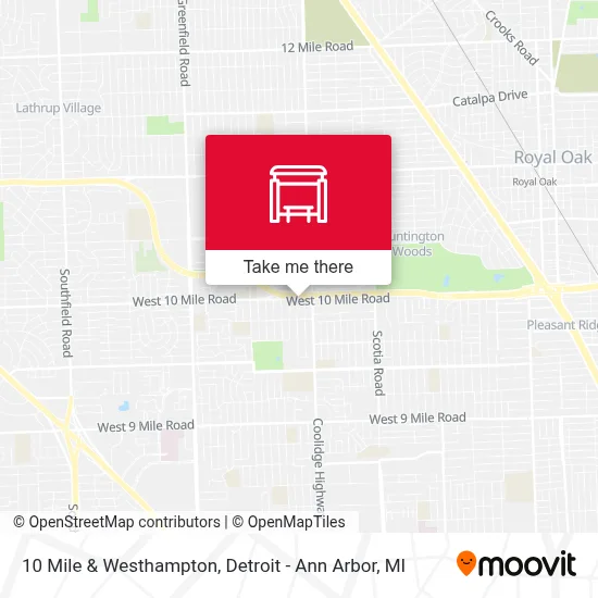 10 Mile & Westhampton map