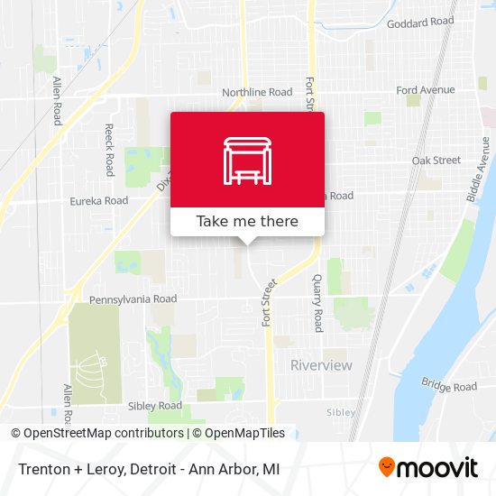 Mapa de Trenton + Leroy