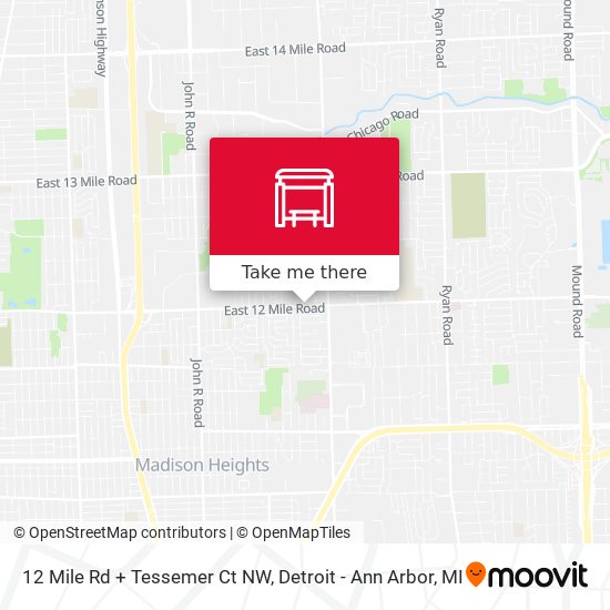 Mapa de 12 Mile Rd + Tessemer Ct NW