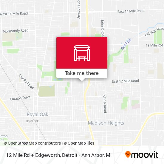 12 Mile Rd + Edgeworth map
