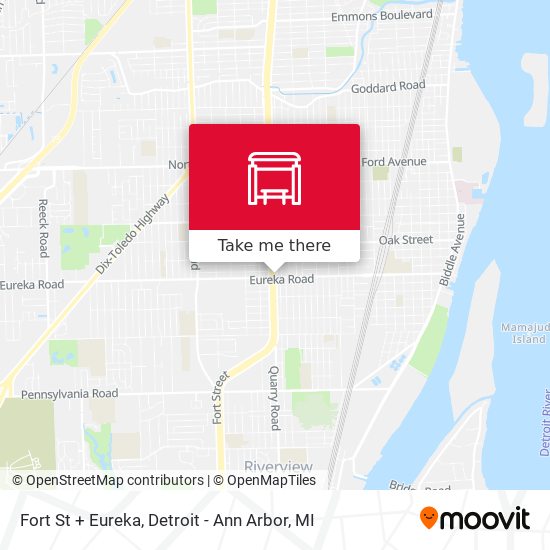 Mapa de Fort St + Eureka