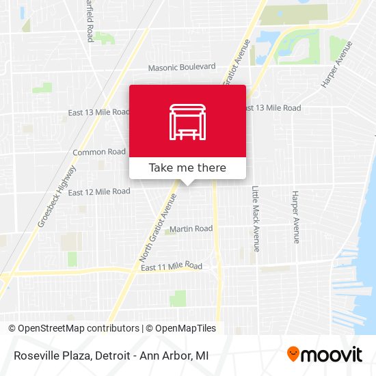 Mapa de Roseville Plaza