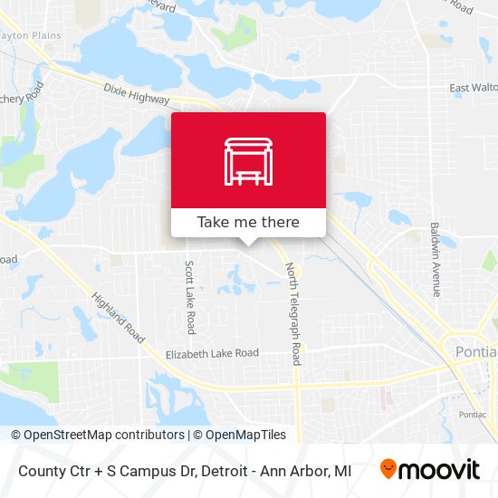 Mapa de County Ctr + S Campus Dr