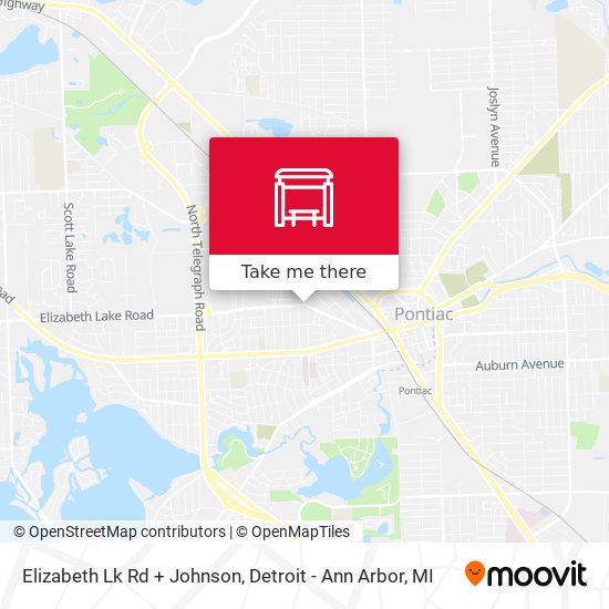 Elizabeth Lk Rd + Johnson map