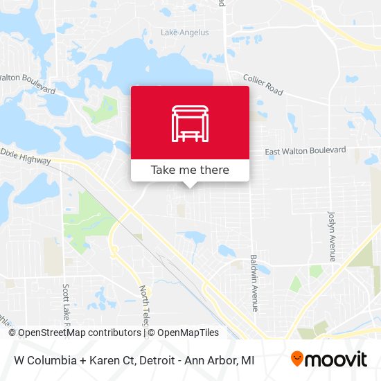 Mapa de W Columbia + Karen Ct
