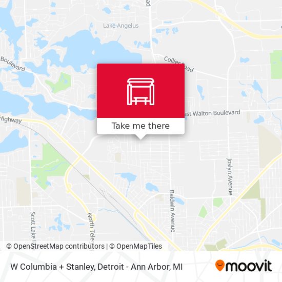 Mapa de W Columbia + Stanley