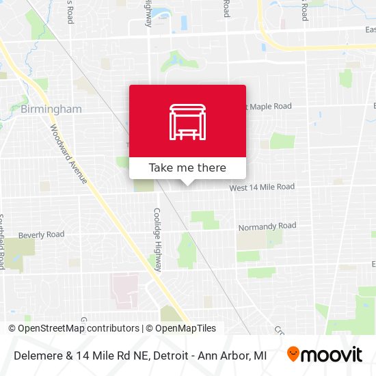 Mapa de Delemere & 14 Mile Rd NE