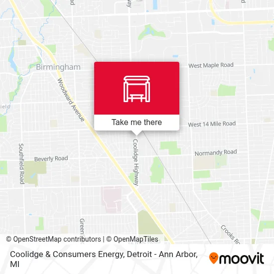 Coolidge & Consumers Energy map