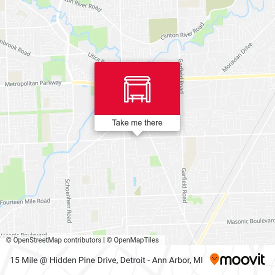 15 Mile @ Hidden Pine Drive map