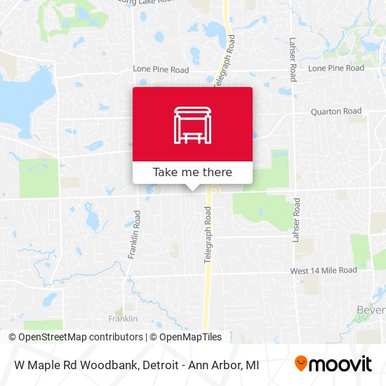 Mapa de W Maple Rd Woodbank