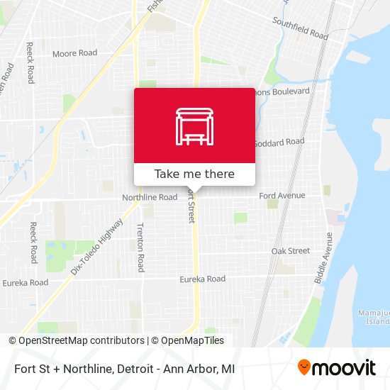 Mapa de Fort St + Northline