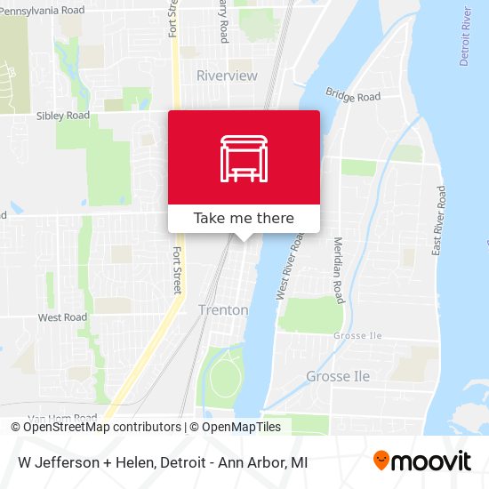 Mapa de W Jefferson + Helen