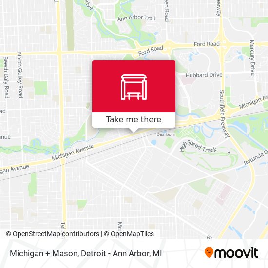 Mapa de Michigan + Mason