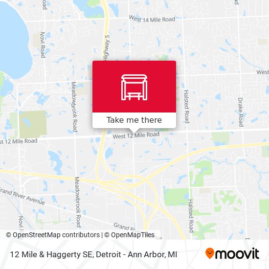 Mapa de 12 Mile & Haggerty SE