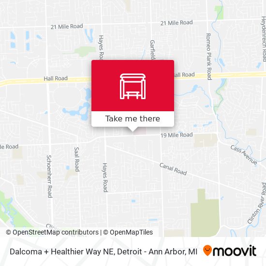 Dalcoma + Healthier Way NE map