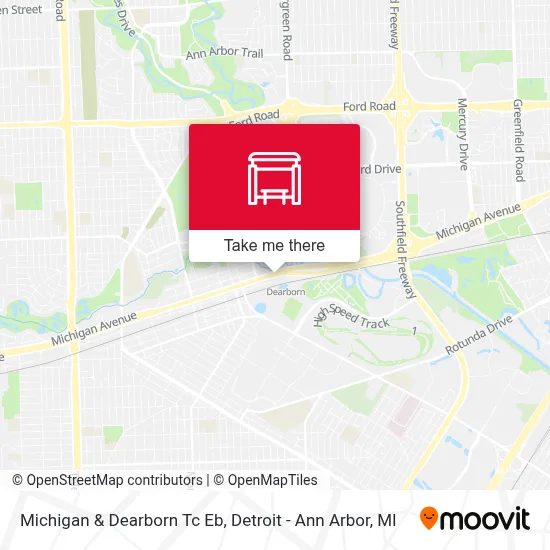 Michigan & Dearborn Tc Eb map