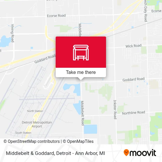 Middlebelt & Goddard map