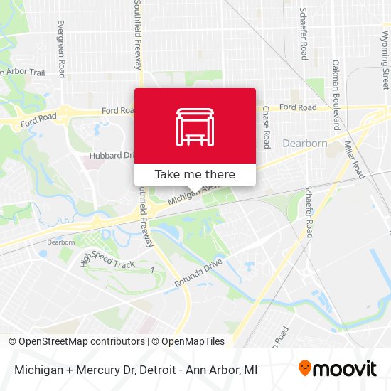 Mapa de Michigan + Mercury Dr