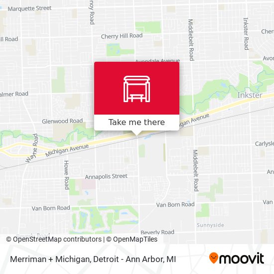 Mapa de Merriman + Michigan