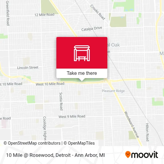 10 Mile @ Rosewood map