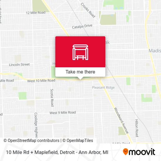 10 Mile Rd + Maplefield map