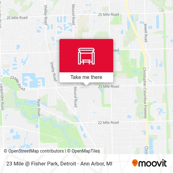 23 Mile @ Fisher Park map