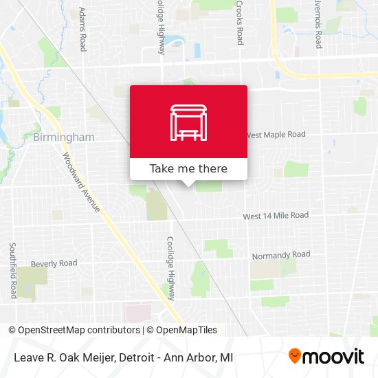 Mapa de Leave R. Oak Meijer