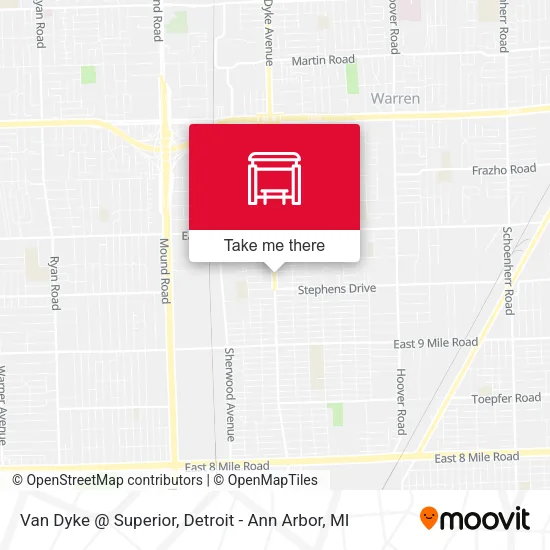 Van Dyke @ Superior map