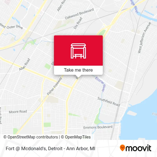 Fort @ Mcdonald's map