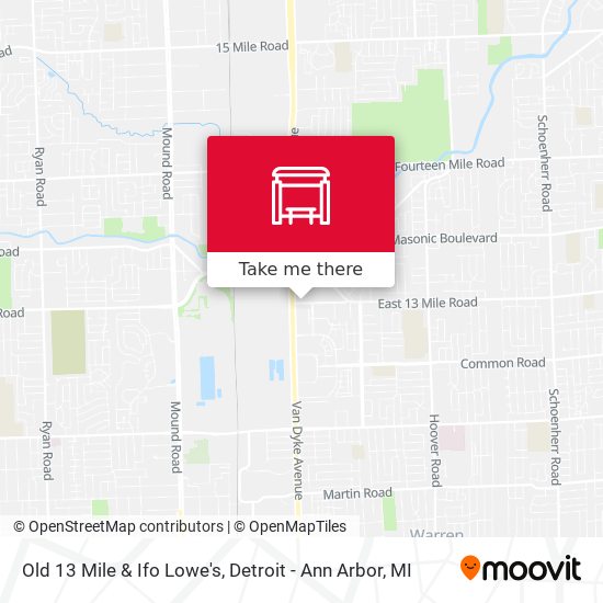 Mapa de Old 13 Mile & Ifo Lowe's