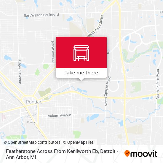 Featherstone Across From Kenilworth Eb map