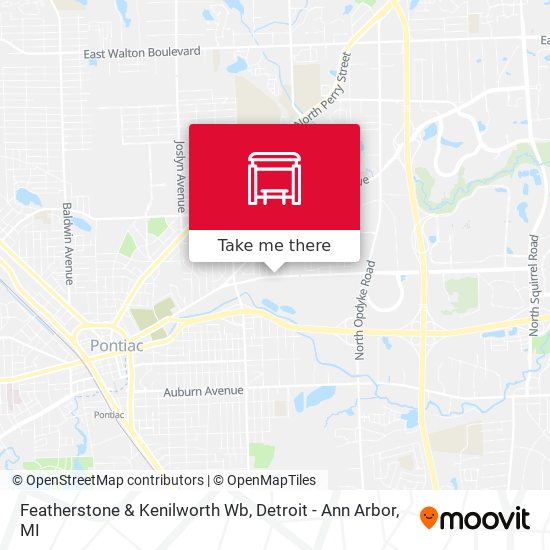 Mapa de Featherstone & Kenilworth Wb