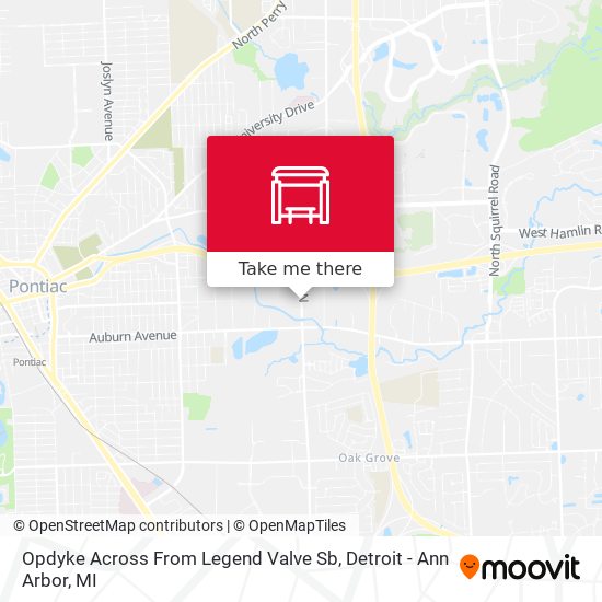 Opdyke Across From Legend Valve Sb map