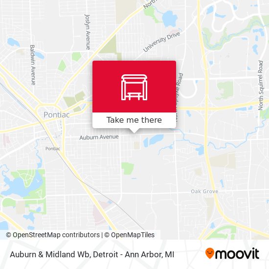 Auburn & Midland Wb map
