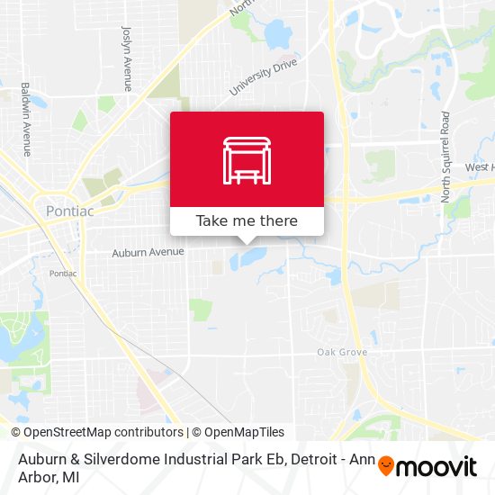 Auburn & Silverdome Industrial Park Eb map
