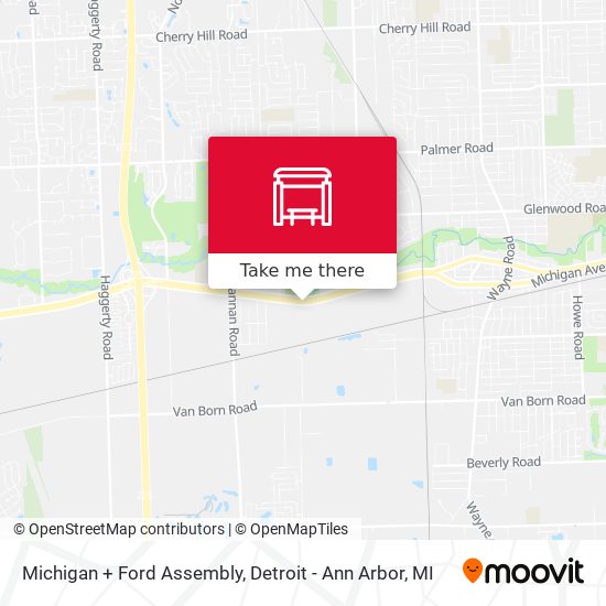 Michigan + Ford Assembly map