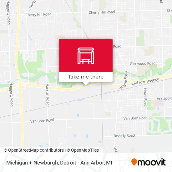 Mapa de Michigan + Newburgh