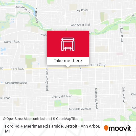 Mapa de Ford Rd + Merriman Rd Farside