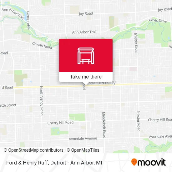 Ford & Henry Ruff map
